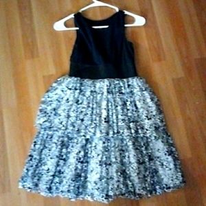 Girls Pippa and Julie Black Dress